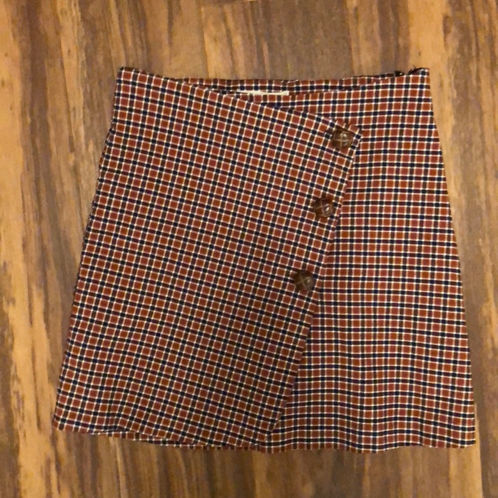 Urban Outfitters plaid mini skirt